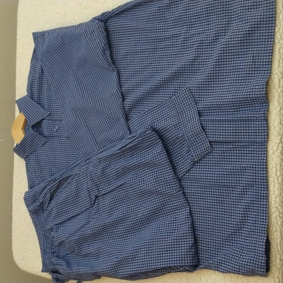 Nautica Cotton Gingham Check Sleepwear XL Pajama Set (Sleep Shirt & Pants) - Picture 2 of 9